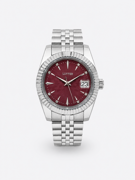 Datejust Presage Maroon