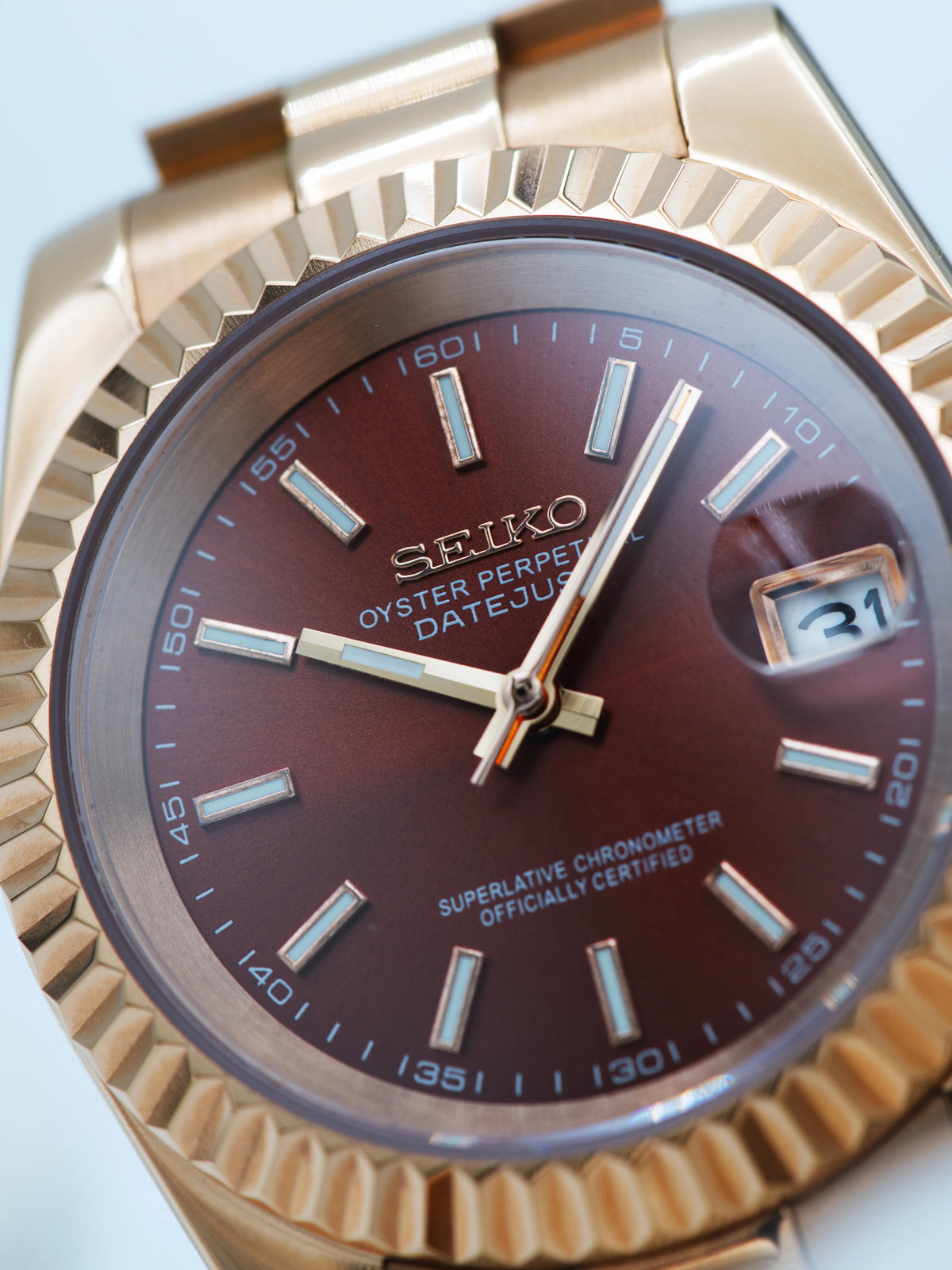 Datejust Rose-Gold Caramel