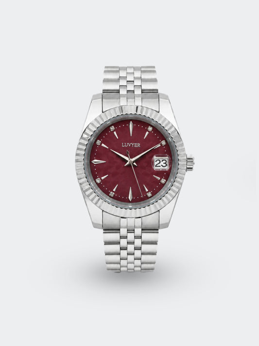 Datejust Presage Maroon
