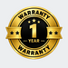 +1 year warranty