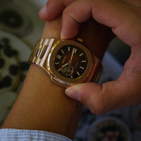 Nautilus Rose Gold Open Heart