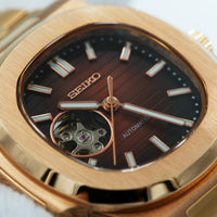 Nautilus Rose Gold Open Heart