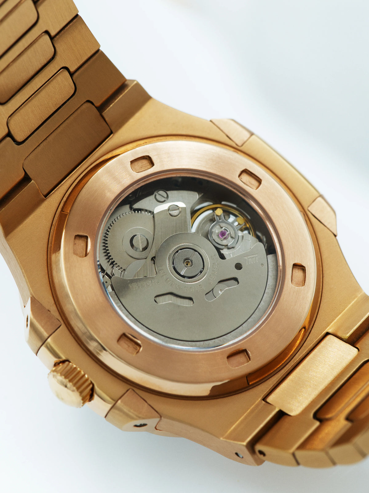 Nautilus Rose Gold Open Heart