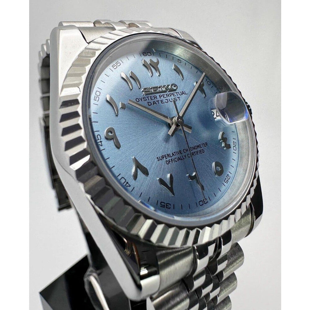 Datejust Ice Blue Arabic Dial