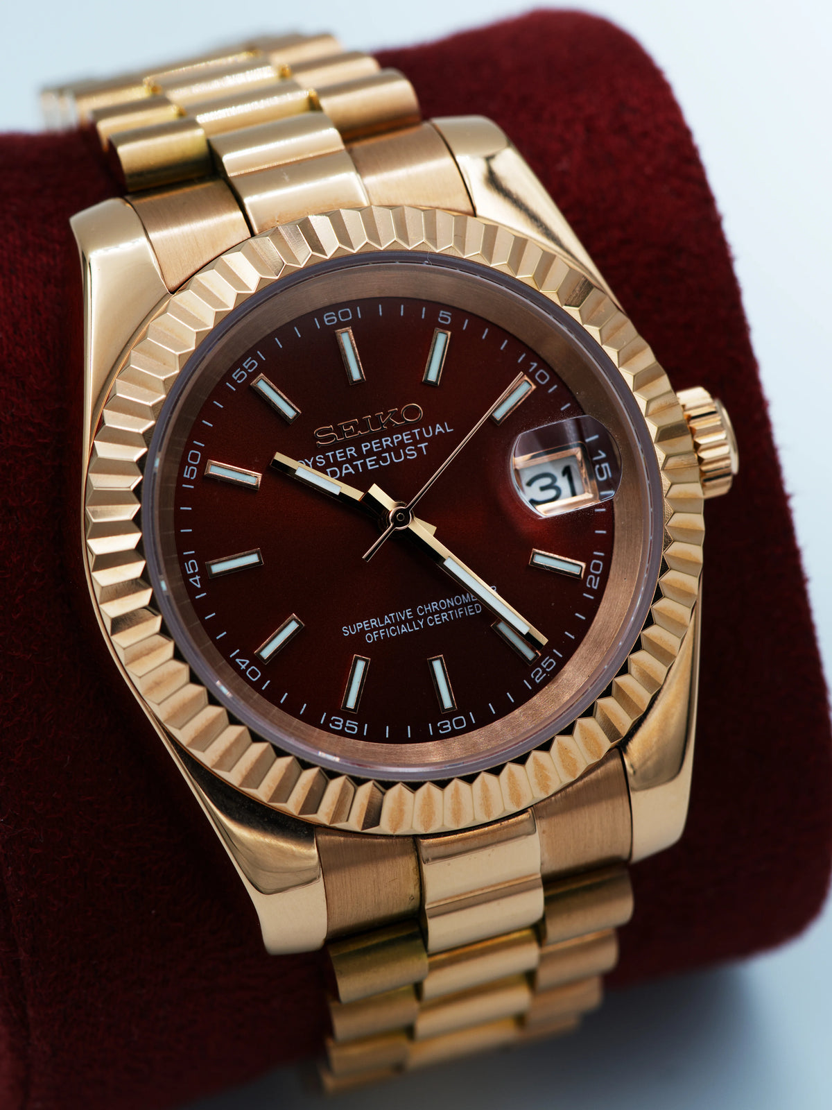 Datejust Rose-Gold Caramel