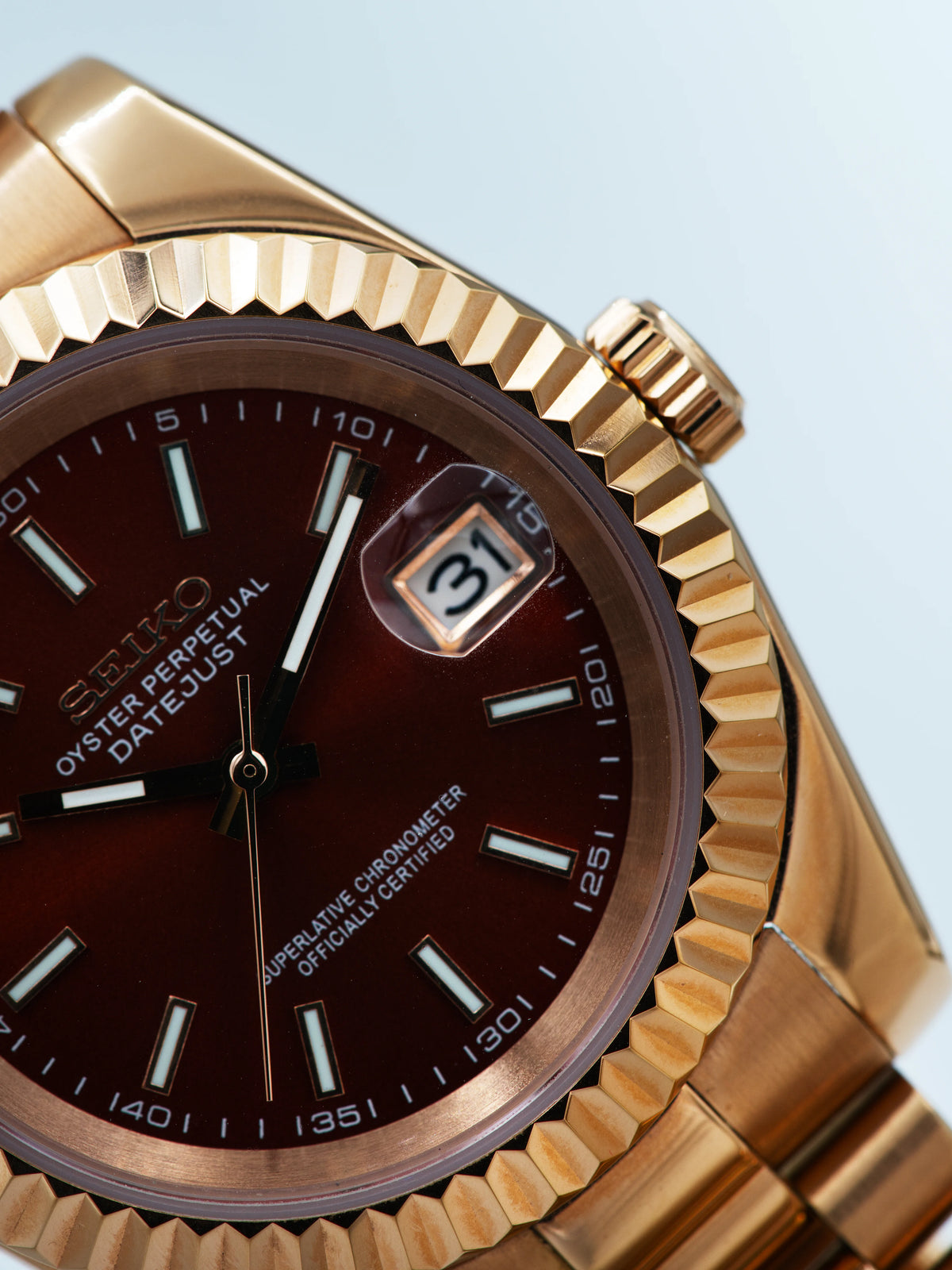 Datejust Rose-Gold Caramel