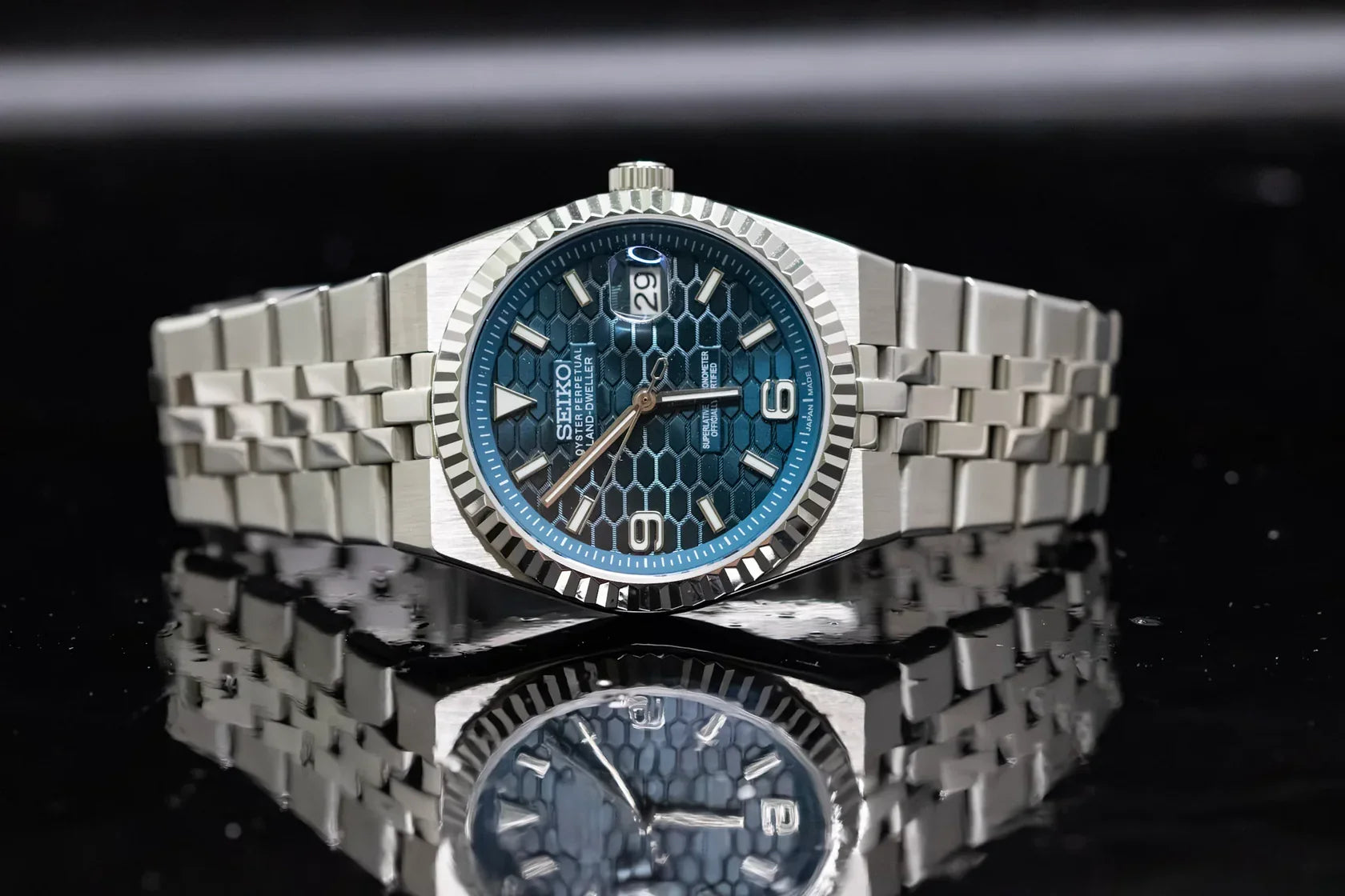 Land-Dweller Obsidian Blue Dial