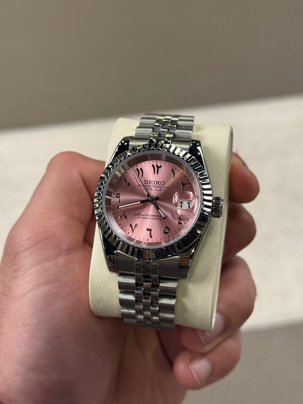 Datejust Pink Arabic Dial