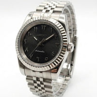 Datejust Black Textured Arabic Dial