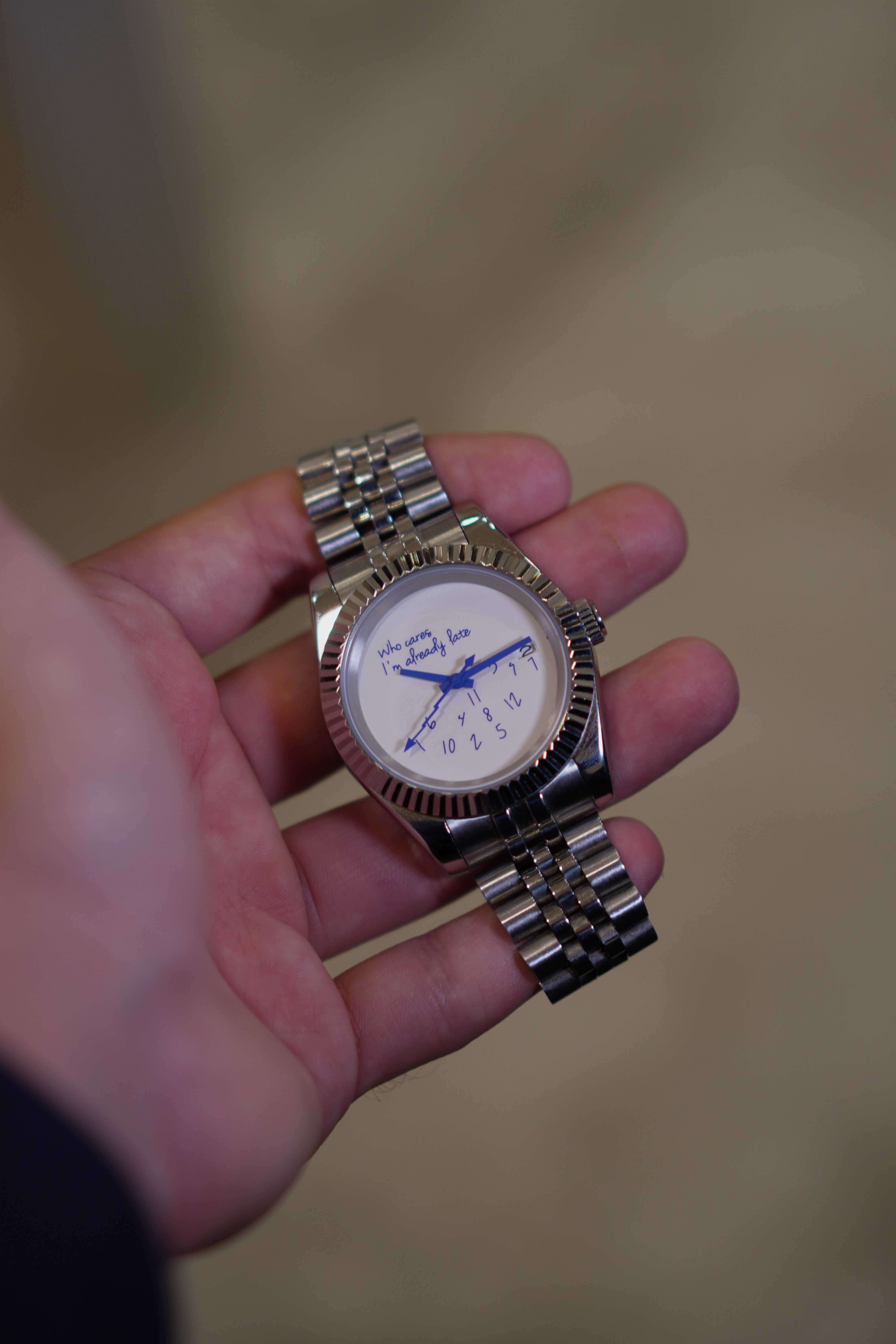 Datejust Who Cares I'm Already Late