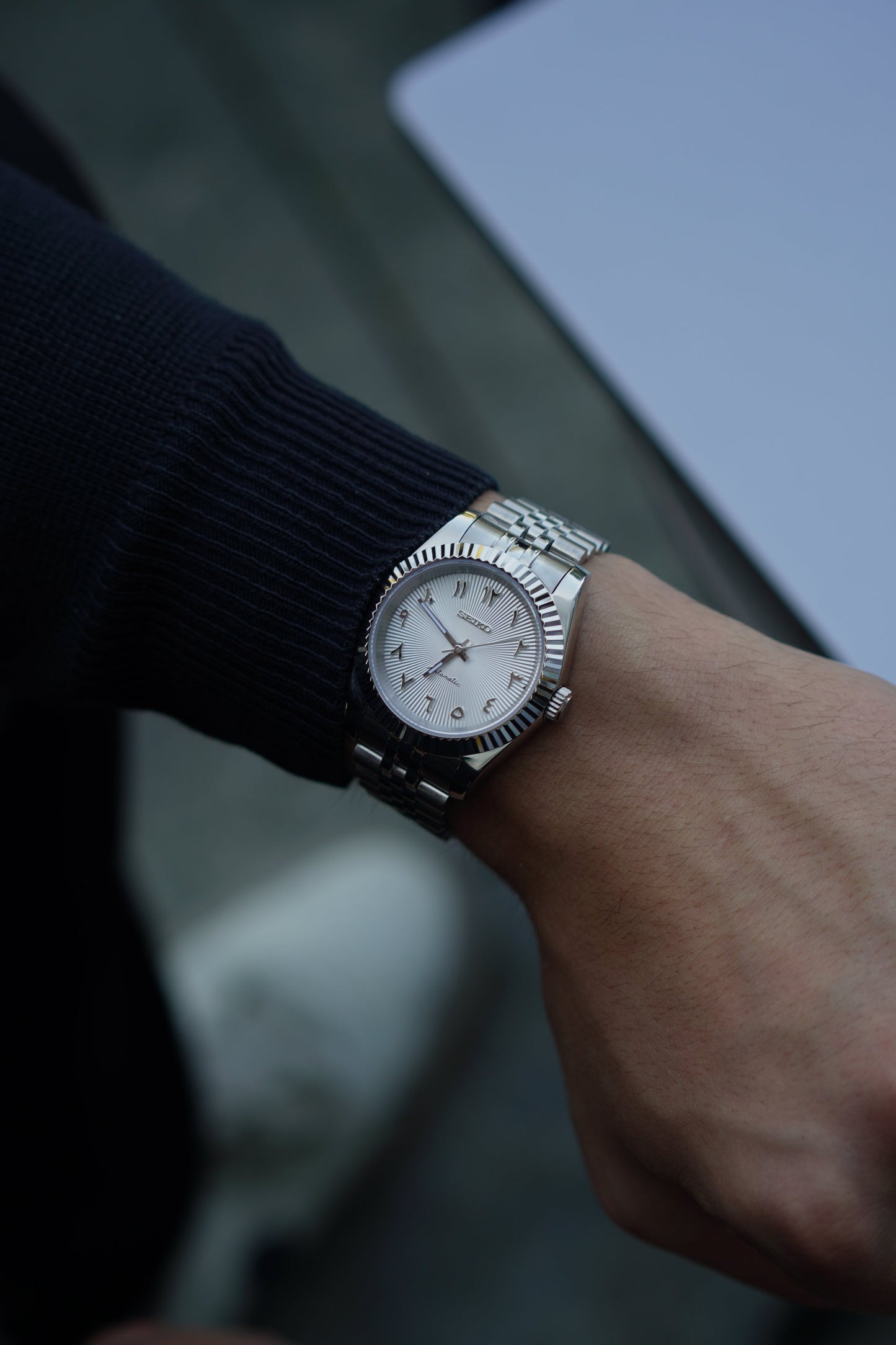 Datejust White Arabic Dial