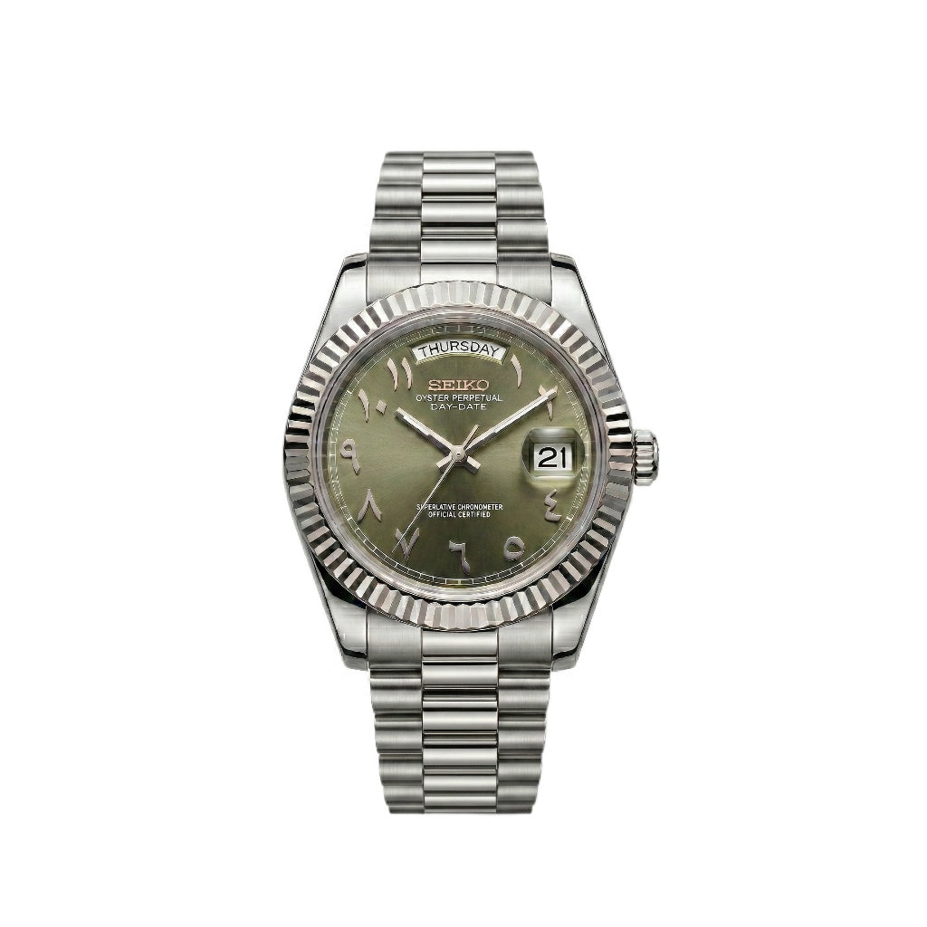 Day-Date Olive Arabic Dial