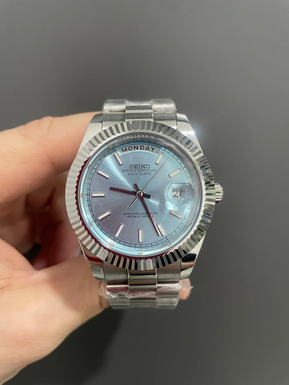 Day-Date Light Blue