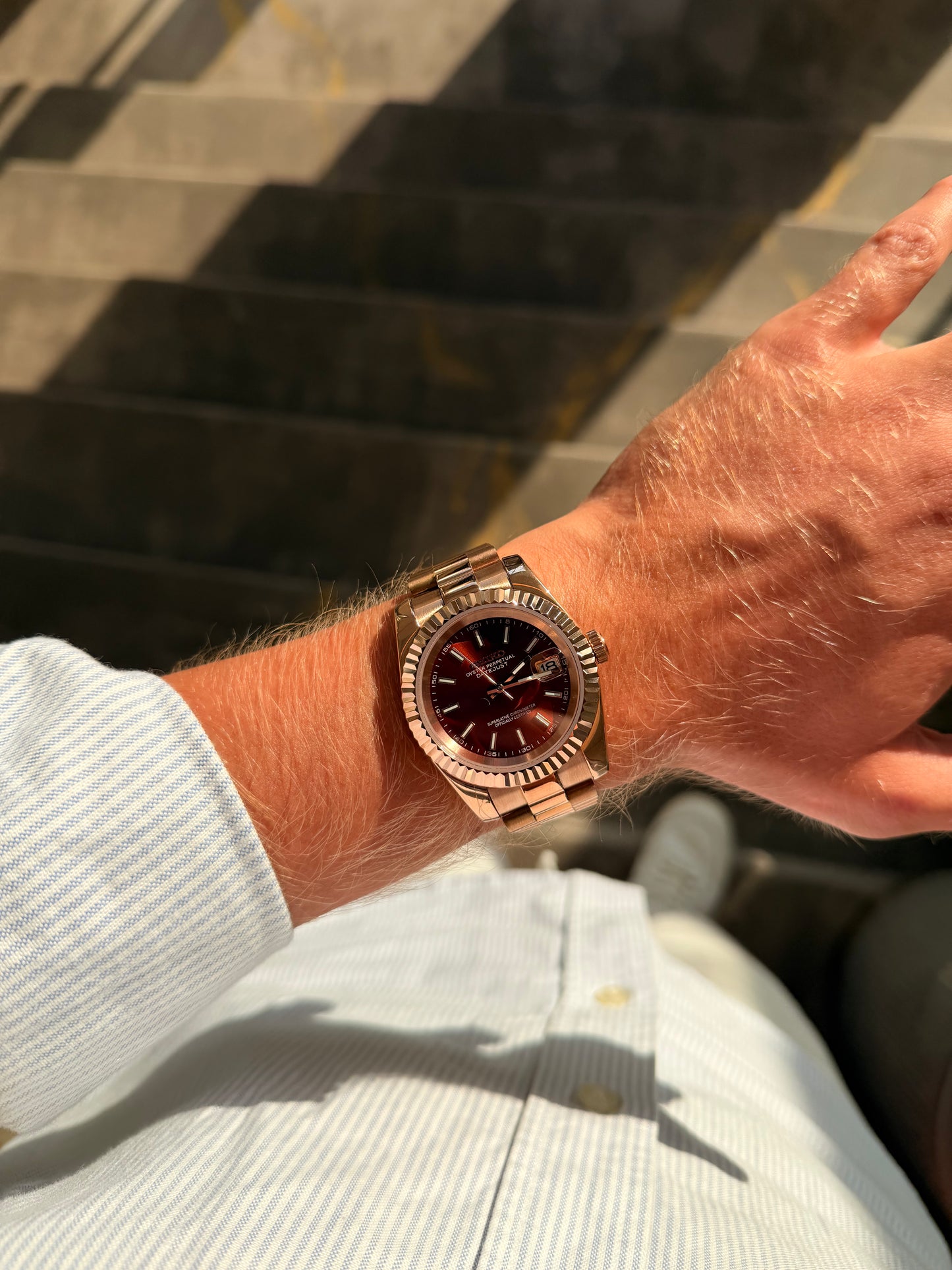 Datejust Rose-Gold Caramel