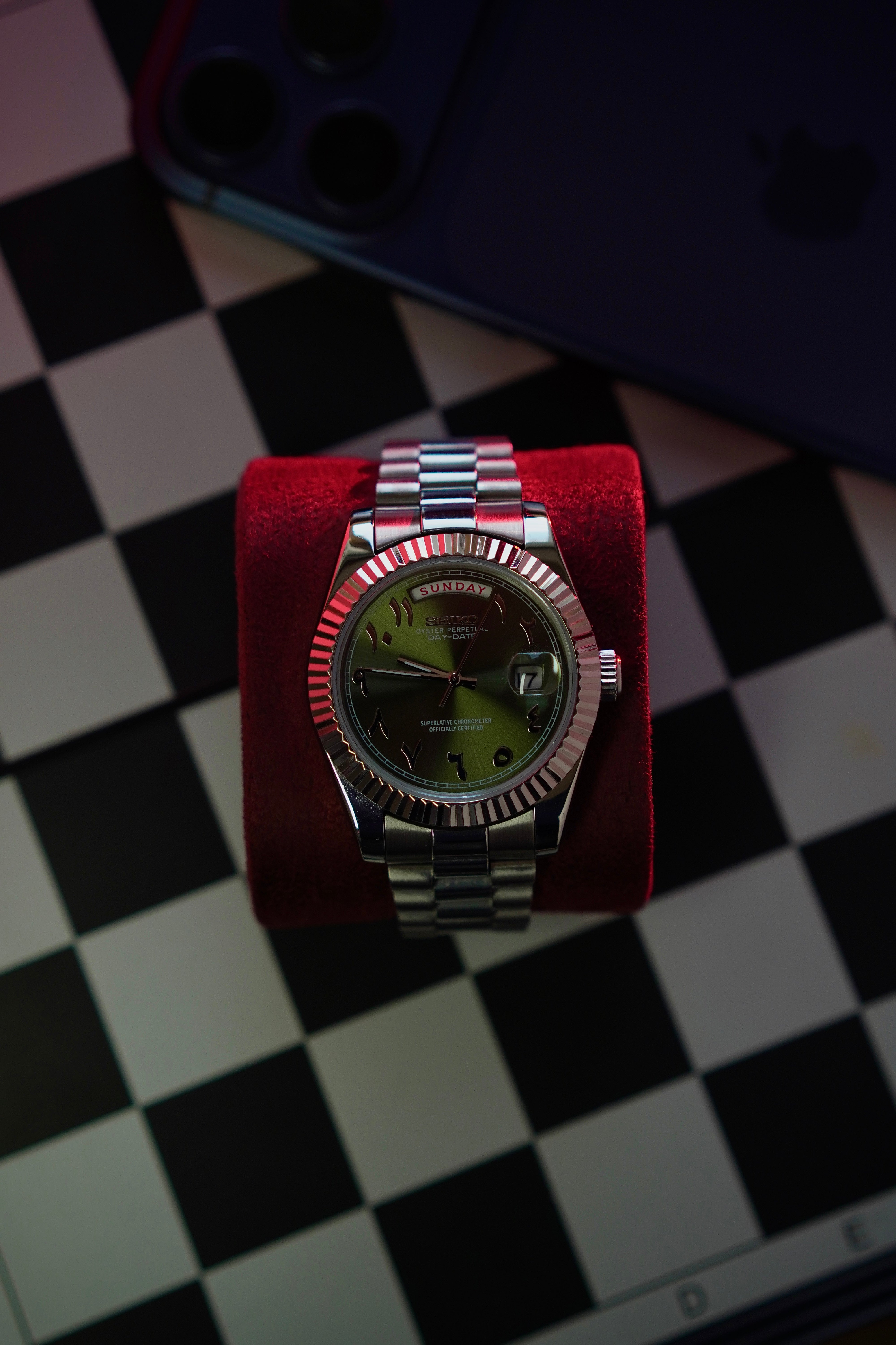Day-Date Olive Arabic Dial