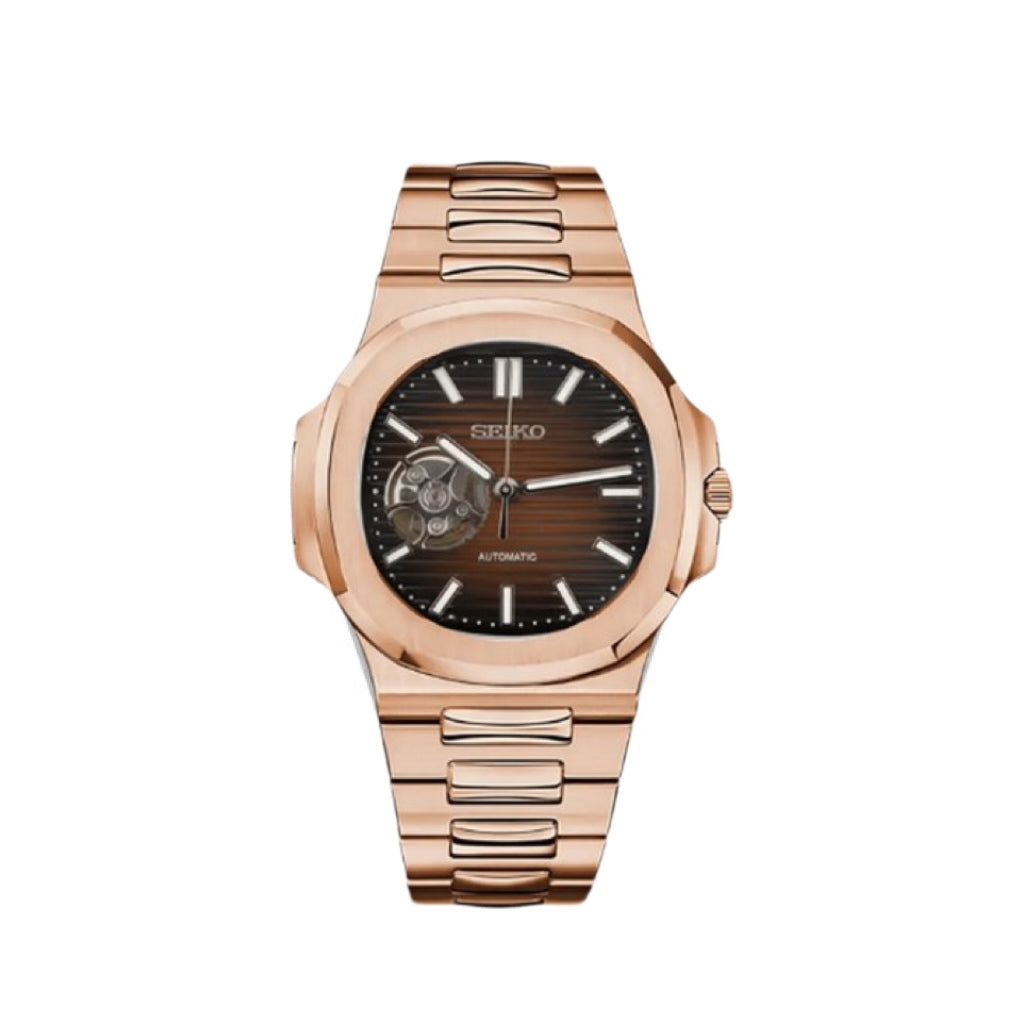 Nautilus Rose Gold Open Heart