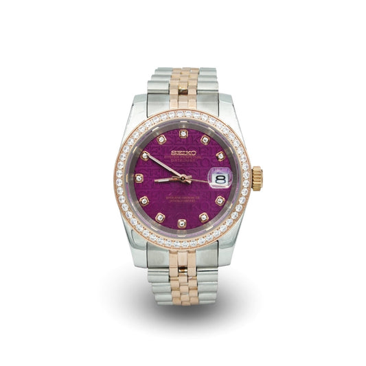 Datejust Maroon Eclipse Dial