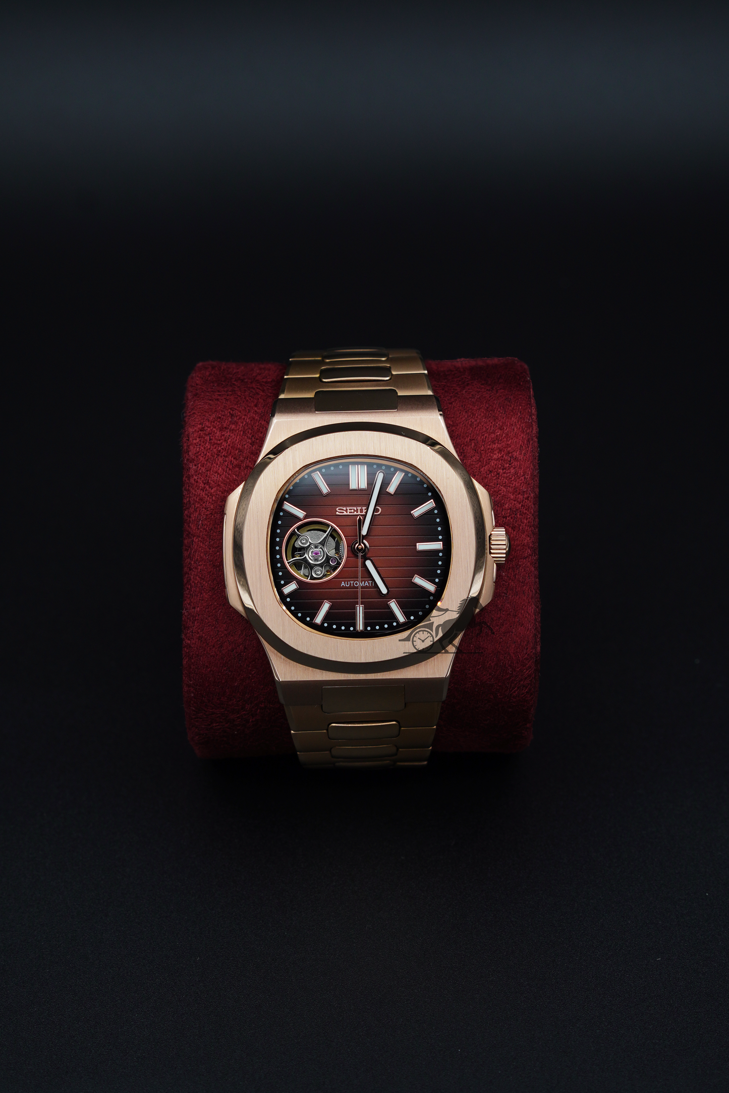 Nautilus Rose Gold Open Heart