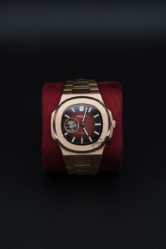 Nautilus Rose Gold Open Heart