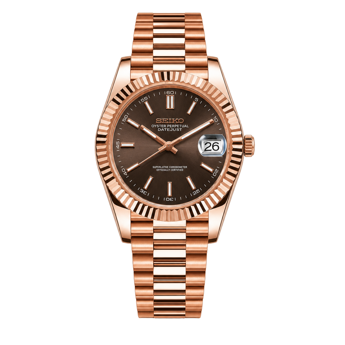 Datejust Rose-Gold Caramel