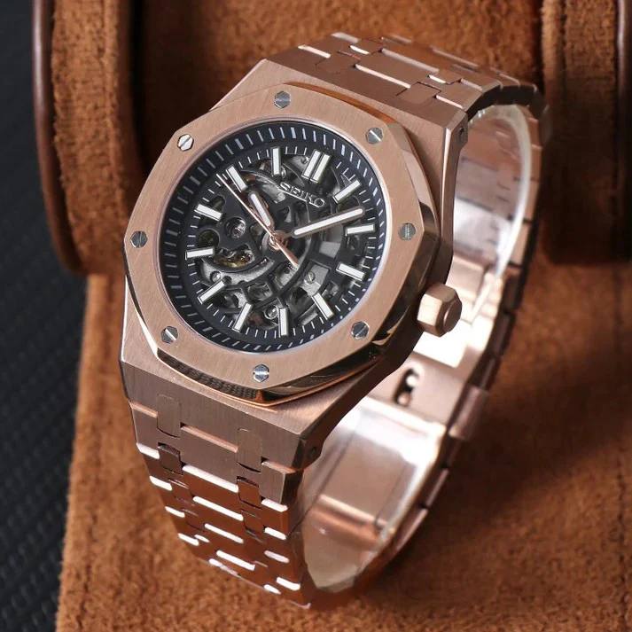Royal Oak Rose Gold Skeleton