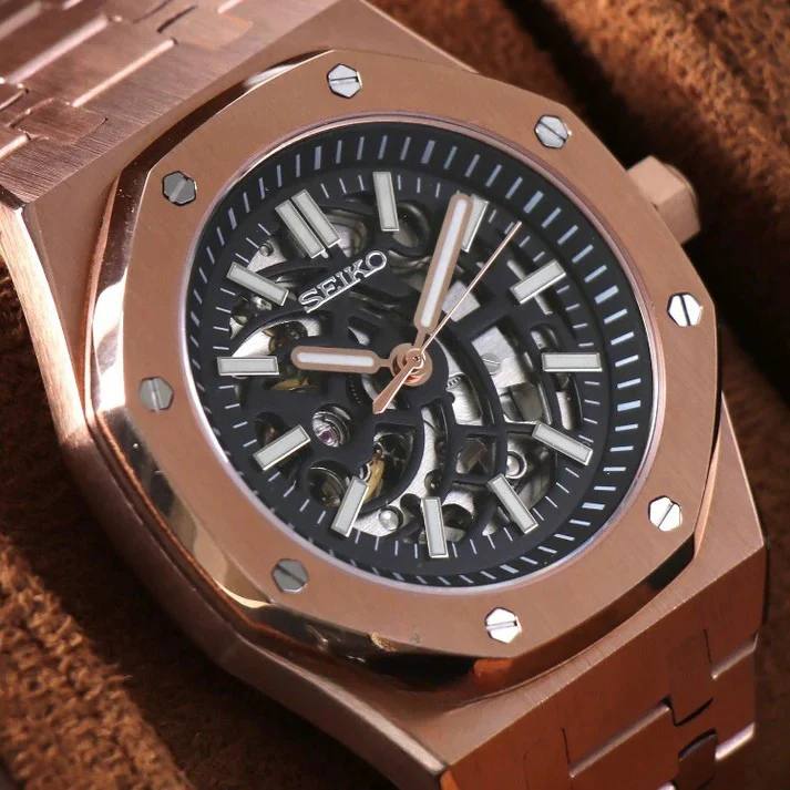 Royal Oak Rose Gold Skeleton
