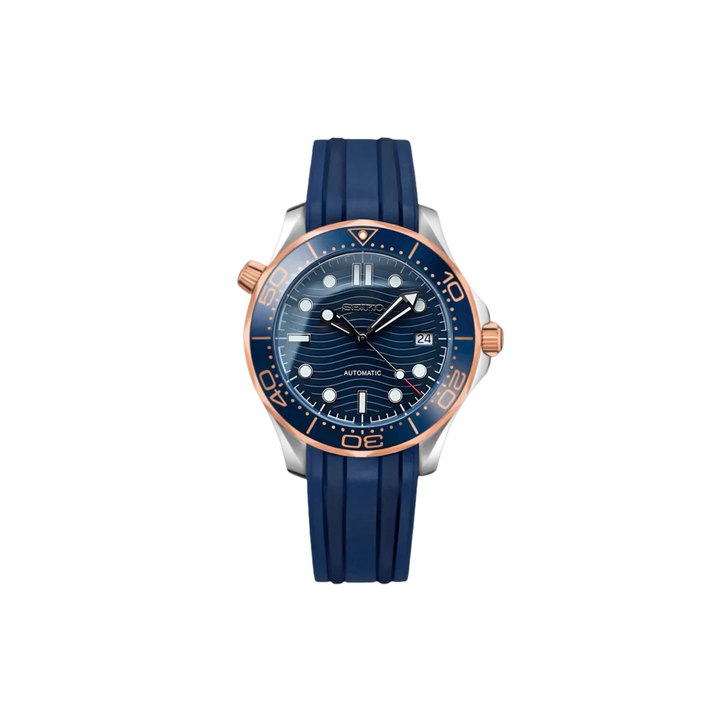 Seamaster Rose Gold & Blue