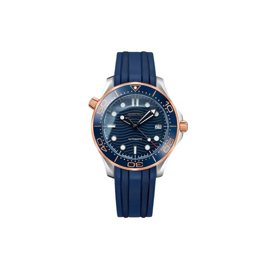 Seamaster Rose Gold & Blue
