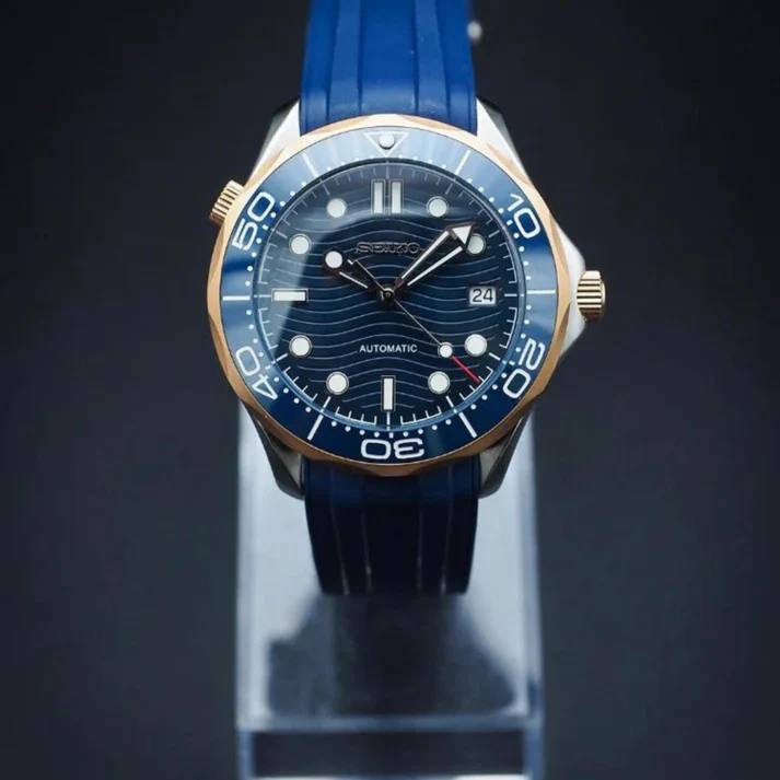 Seamaster Rose Gold & Blue