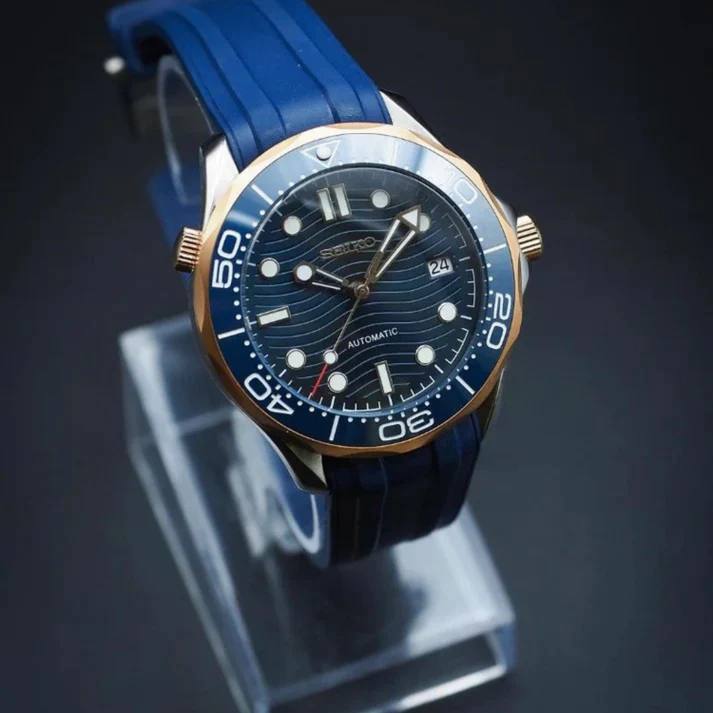 Seamaster Rose Gold & Blue