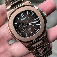 Nautilus Rose Gold Open Heart