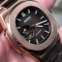 Nautilus Rose Gold Open Heart