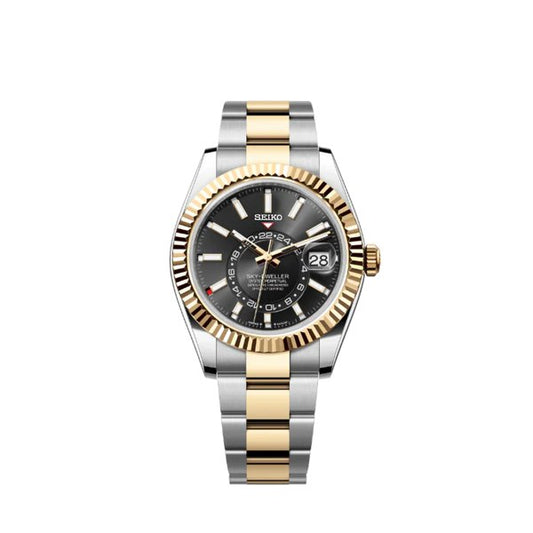 Datejust Sky Dweller Two Tone Black