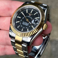 Datejust Sky Dweller Two Tone Black