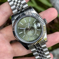 Datejust Sky Dweller Olive Green