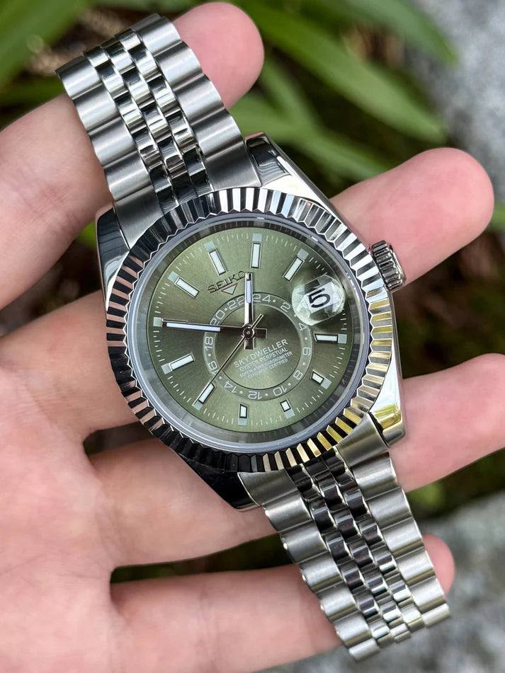 Datejust Sky Dweller Olive Green