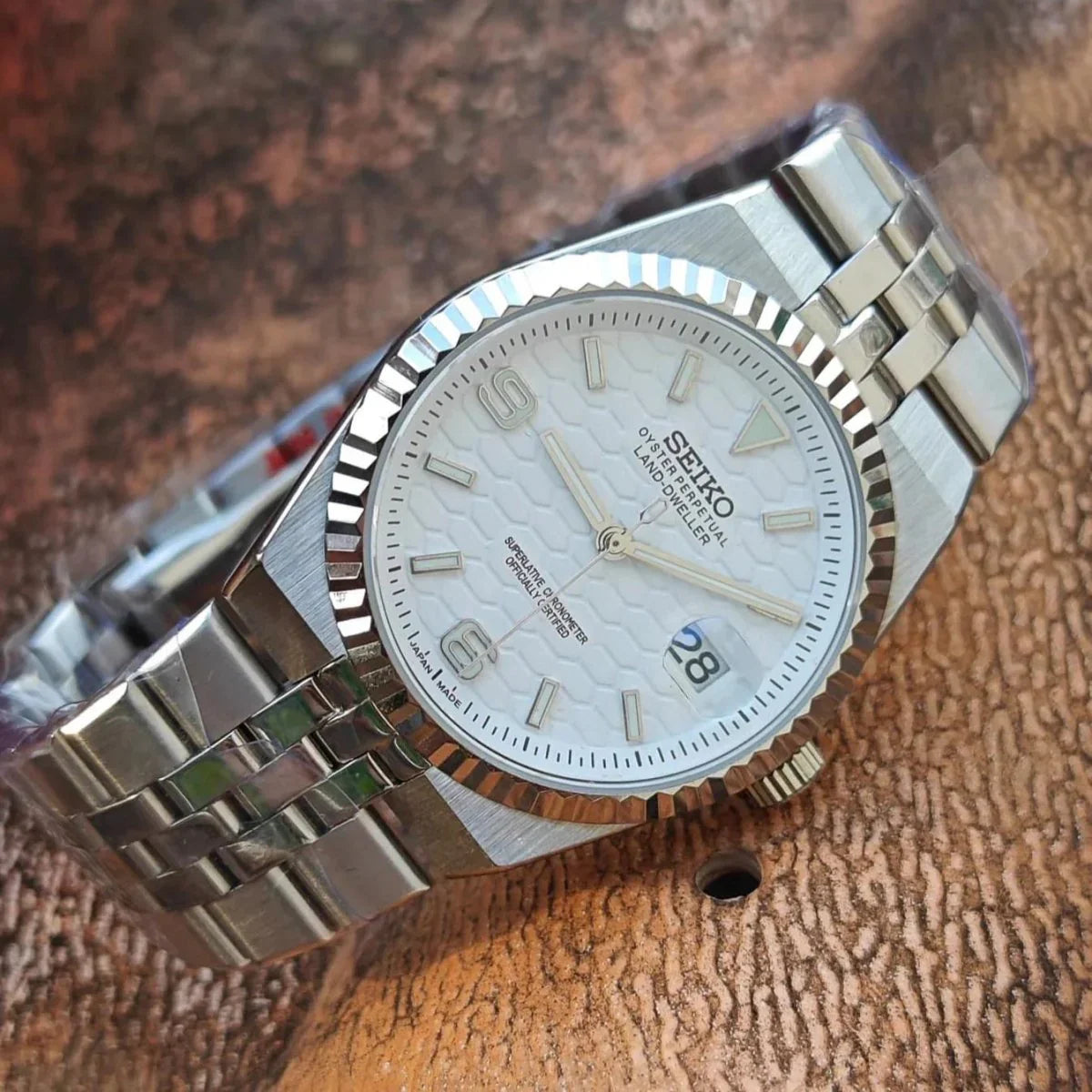 Land-Dweller White Dial