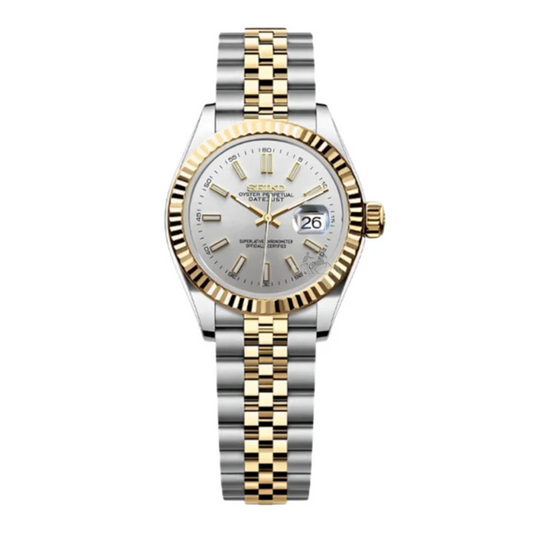 Datejust Silver Gold Dial
