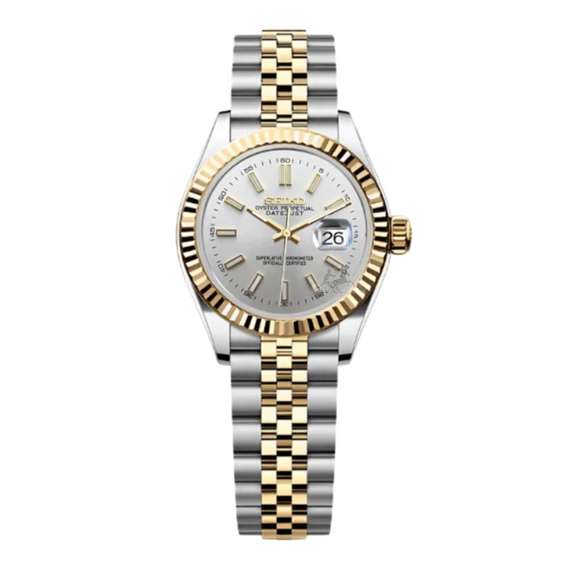 Datejust Silver Gold Dial